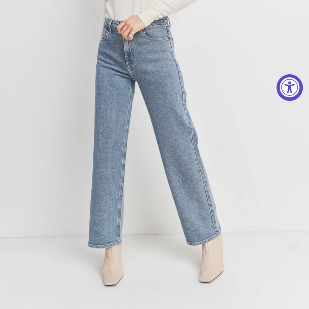 NWT size 28 Just Black Denim straight leg jeans #BP397J